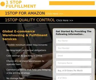 1Stopfulfillment.net(1 Stop Fulfillment) Screenshot