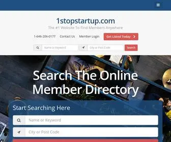 1Stopstartup.com(Local Business Directory) Screenshot