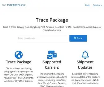 1Stparcel.xyz(Top Shipment Online Tracking Web) Screenshot