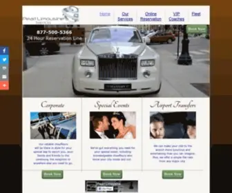 1Stpearllimo.com(Airport Limo Service Los Angeles) Screenshot