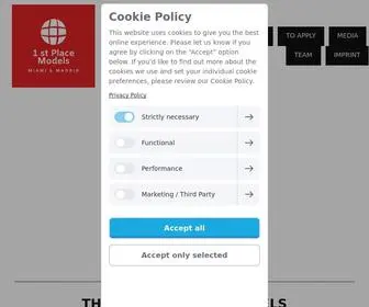 1STplacemodels.com(The 1 st Adress 4 Models) Screenshot