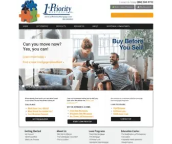 1STprioritymortgage.com(1st Priority Mortgage) Screenshot