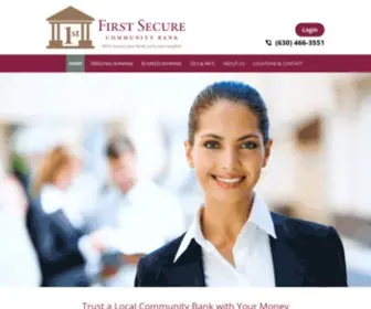 1Stsecurebank.com(First Secure Community Bank) Screenshot