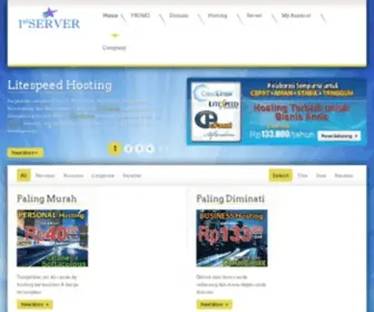 1Stserver.com(Web Hosting Murah & Domain Murah Indonesia) Screenshot
