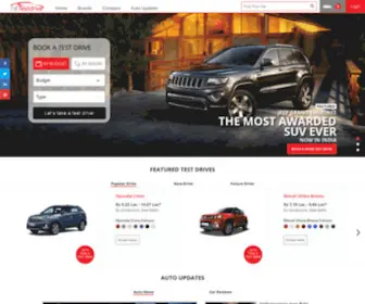 1Sttestdrive.com(Cars in India) Screenshot