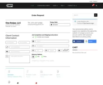 1Swipe.net(1SWIPE SCREEN PRINTING) Screenshot