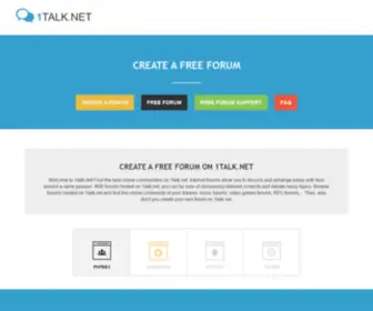 1Talk.net(Free forum) Screenshot
