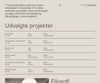 1Til1Landskab.dk(1til1landskab) Screenshot