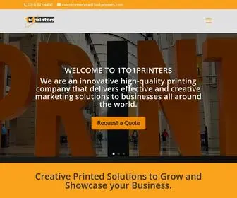 1TO1Printers.com(We are an innovative high) Screenshot