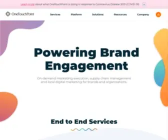 1Touchpoint.com(Powering Brand Engagement) Screenshot