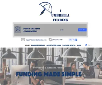 1Umbrellafunding.com(1 Umbrella Funding) Screenshot