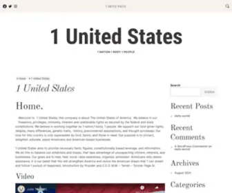 1Unitedstates.com(1 United States) Screenshot