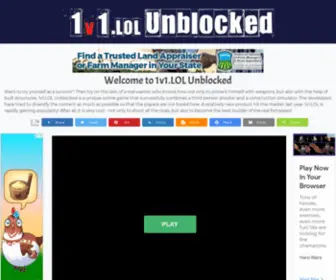 1V1Lolunblocked.com(1v1.LOL Unblocked) Screenshot