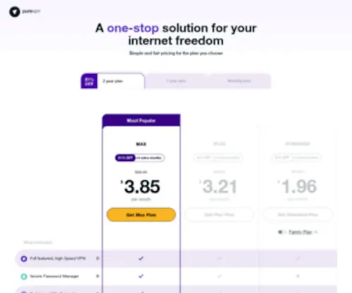 1VPN.com(Encrypt your internet connection and protect your online identity) Screenshot