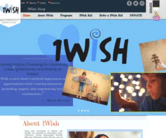 1W.org(1Wish Foundation) Screenshot