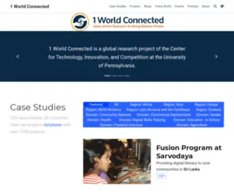 1Worldconnected.org(1 World Connected) Screenshot