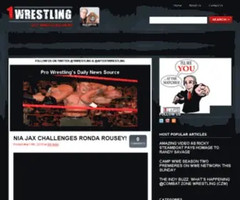 1Wrestling.com(Pro Wrestling's Daily News Source) Screenshot