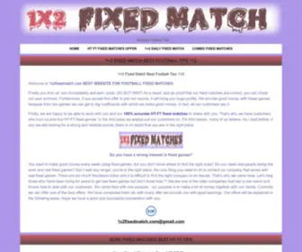 1X2Fixedmatch.com Screenshot