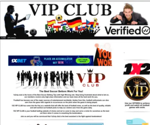 1X2Vip.club(1X2 VIP CLUB) Screenshot