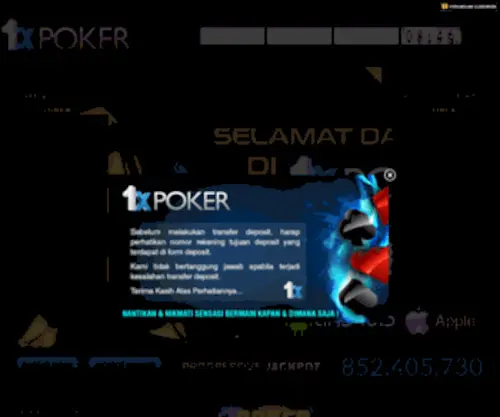 1Xpoker.com Screenshot