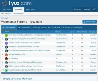 1Yuz.com(Webmaster Forumu) Screenshot