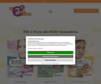 2-Euro-Helfen.de(2 Euro helfen) Screenshot
