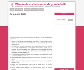 2-Grande-Taille.com(Vêtements et chaussures de grande taille pour femmes et pour hommes) Screenshot