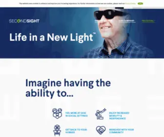2-Sight.com(Second Sight Retinal Prosthesis) Screenshot