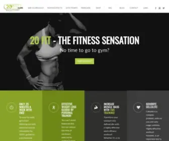 20-Fit.com(Personal training with electrical muscle stimulation) Screenshot