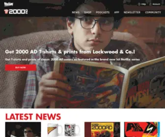 2000AD.com(2000 AD) Screenshot