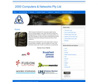 2000CN.com.au(2000 Computers & Networks Pty Ltd) Screenshot