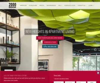 2000Riversideapts.com(2000 Riverside Apartments) Screenshot