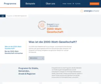 2000Watt.ch(Watt-Gesellschaft) Screenshot