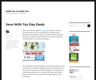 2009Tax.org(2009 Tax to 2023 Tax) Screenshot