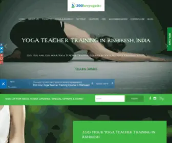 200HRsyogattc.com(Yoga Teacher Training in India) Screenshot