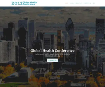 2011Globalhealth.org(2011 Global Health Organization) Screenshot