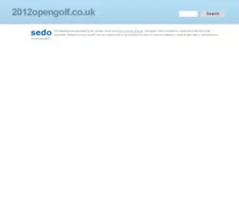 2012Opengolf.co.uk(Where is next year's British Open Golf Championship) Screenshot