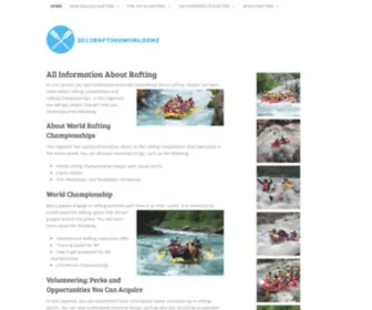 2013RaftingWorldsnz.com(All Information About) Screenshot