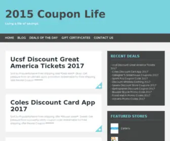 2015Couponlife.com(2015 Coupon Life) Screenshot