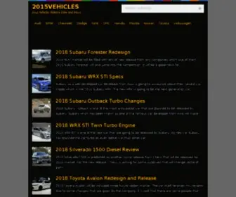 2015Vehicles.com(The premium domain name) Screenshot