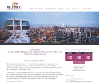 2019Mic.org(Melbourne International Convention of Jehovah's Witnesses) Screenshot