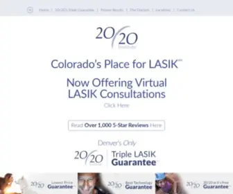 2020Institute.com(Denver LASIK) Screenshot