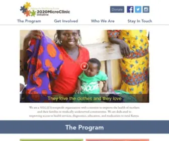 2020Microclinic.org(2020 MicroClinic Initiative is a 501(c)(3)) Screenshot