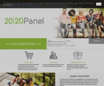 2020Panel.com(20 Panel) Screenshot