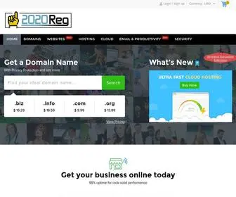 2020Reg.com(Great Value Domain Names and Email at Low Prices Today) Screenshot