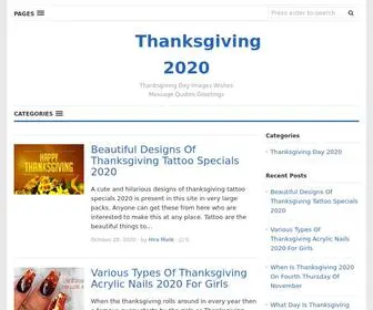 2020Thanksgiving.com(Happy Thanksgiving 2020 images wishes quotes) Screenshot