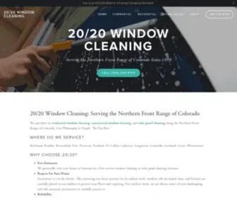 2020WC.com(20/20 Window Cleaning) Screenshot