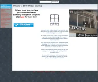 2020Windowcleaning.biz(20/20 Window Cleaning) Screenshot