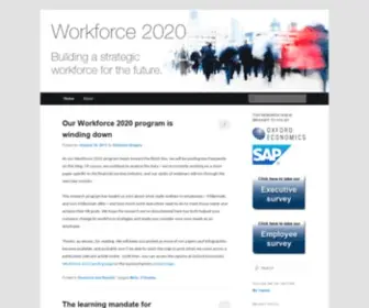 2020Workforce.com(2020 Workforce) Screenshot