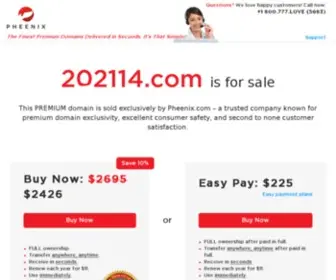 202114.com(Com is for sale) Screenshot